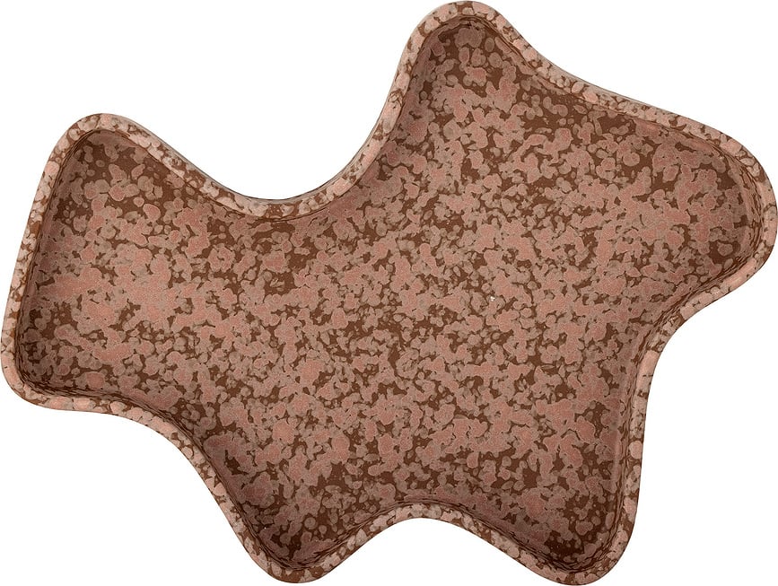 Vassoio Lakey 29 cm marroncino