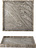 Vassoio per portate Majsa 35 x 35 cm in marmo