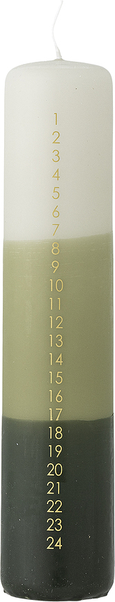 Vela de Adviento Dip Dye