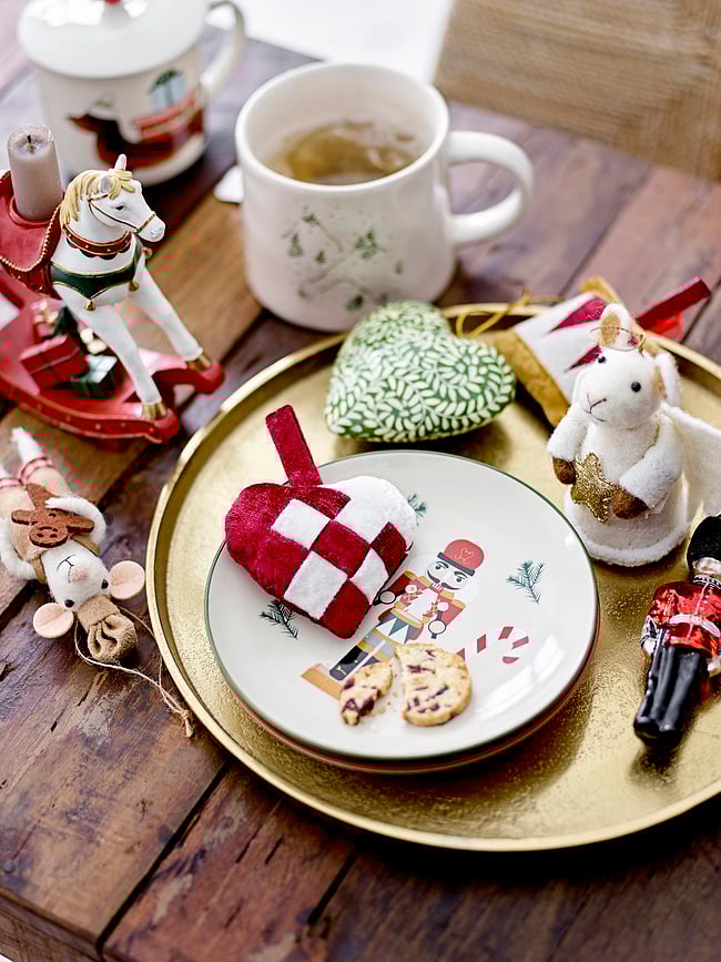 Velua Dekoracije božićne 3 kom.