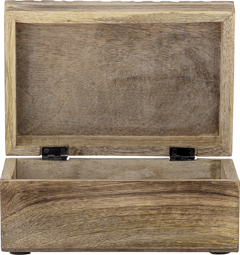 Vercelli Boîte 22 cm, en bois de manguier