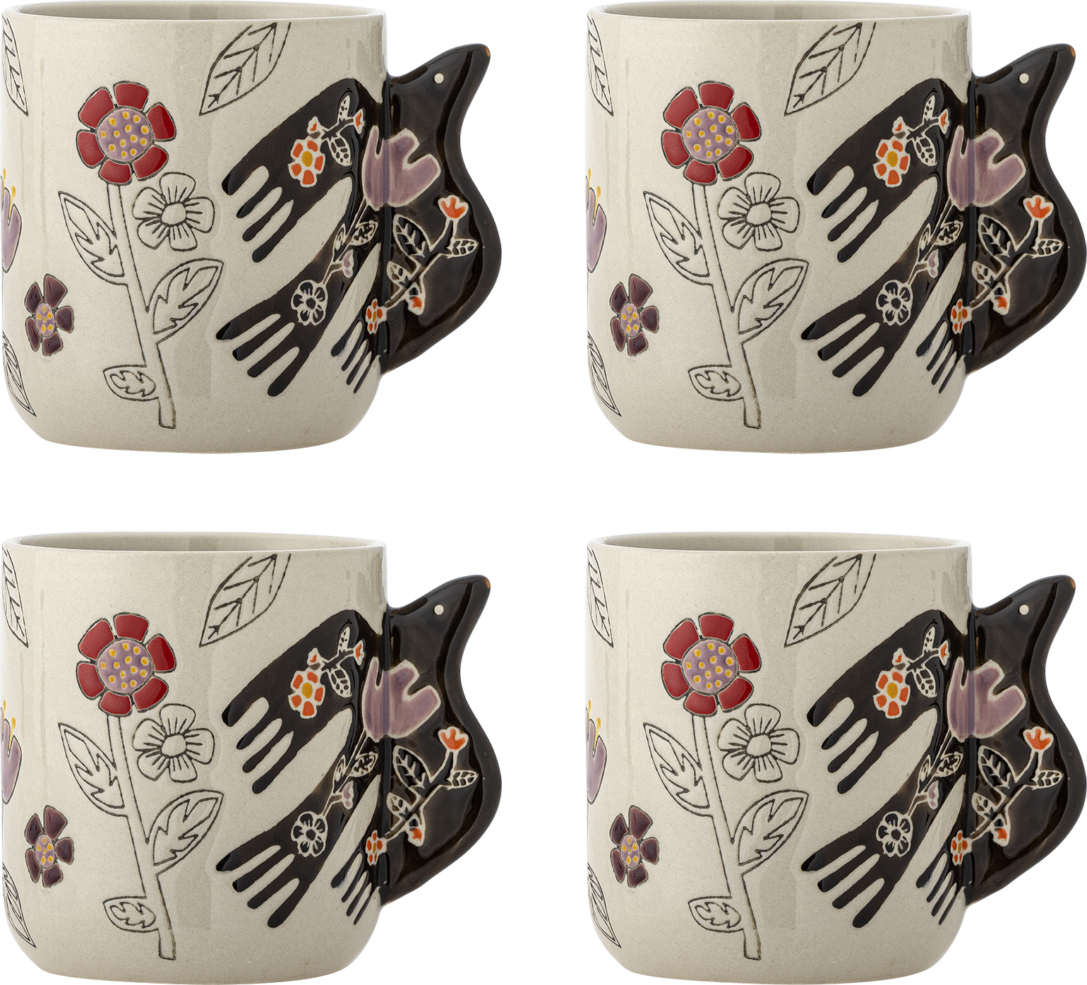 Vivielle Becher 325 ml, beige, 4 St.