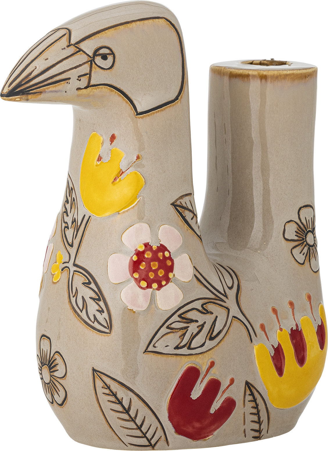 Vivielle Kerzenhalter für klassische Kerze, beige