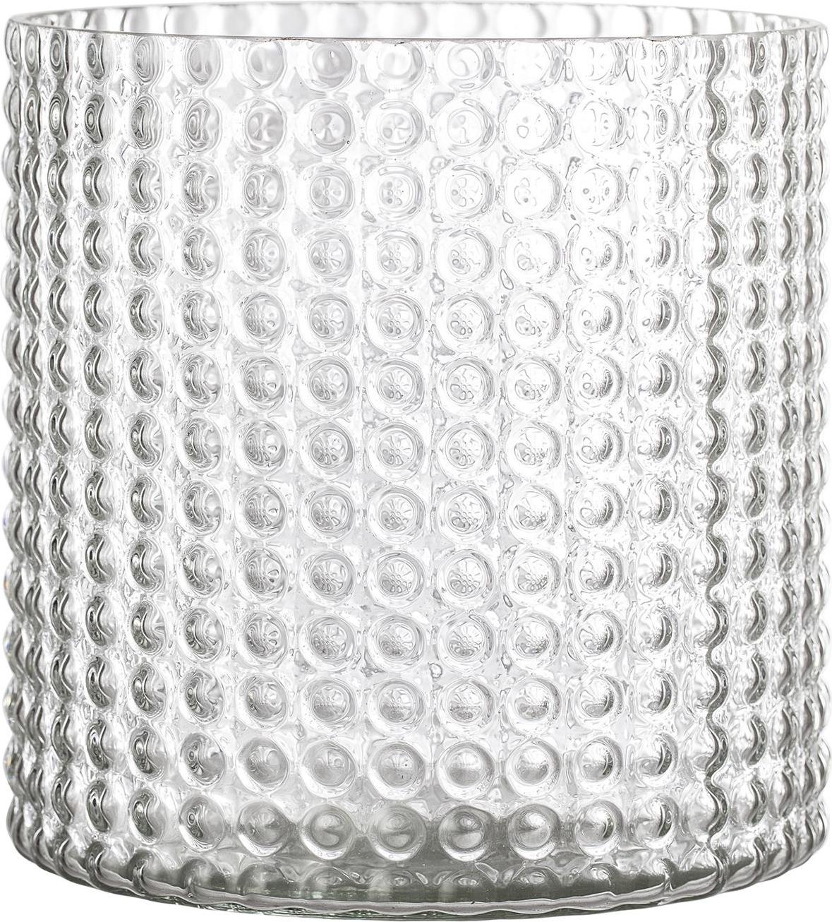 Wazon Bloomingville w kółka 16,5 cm szklany