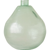 Wazon butelka Bloomingville 29 cm zielony szklany