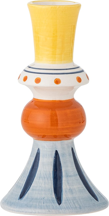 Wazon Kairi 14 cm niebiesko-pomarańczowy