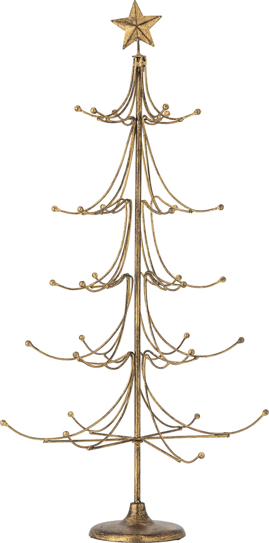 Wen Weihnachtsdekoration 80 cm, goldfarben