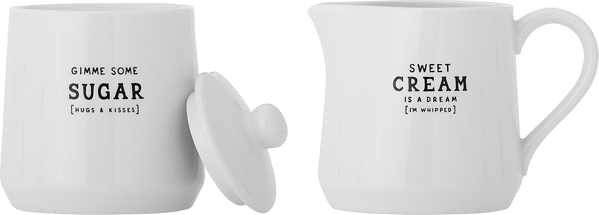 Wendy Ensemble sucrier et pot à lait, 2 pièces