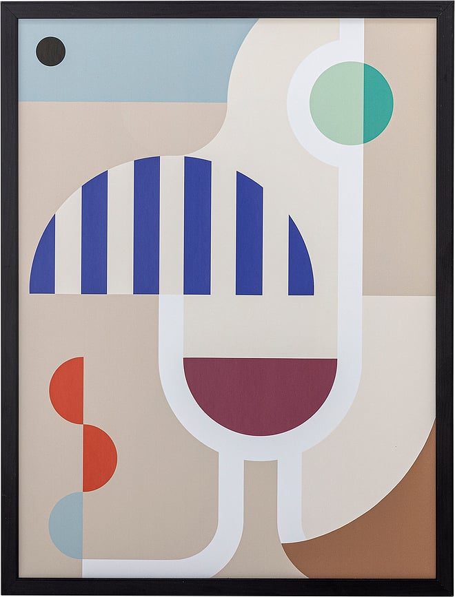 Wine Bild im Rahmen 32 x 42 cm