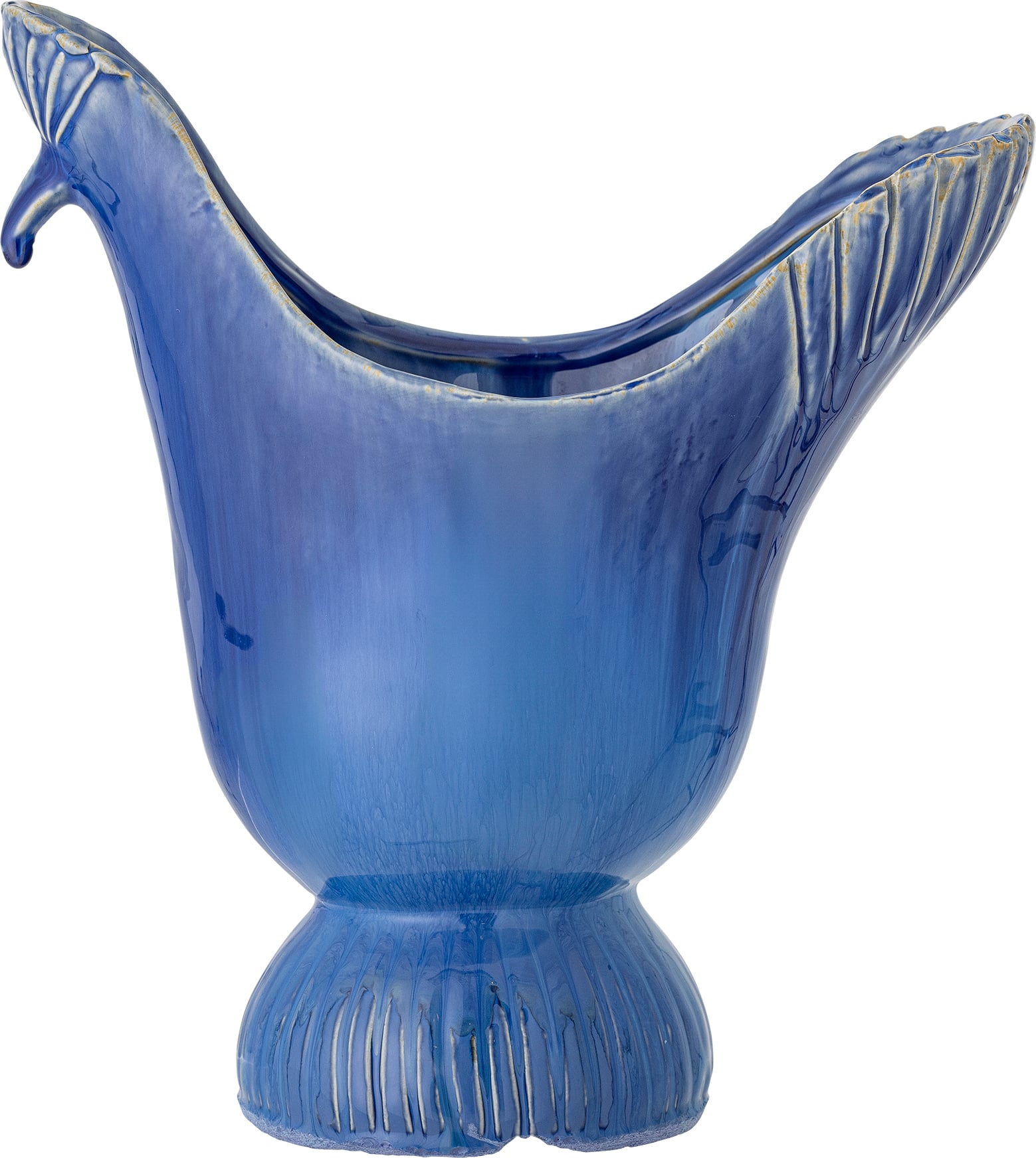 Wylie Dekorative Vase 29 cm blau