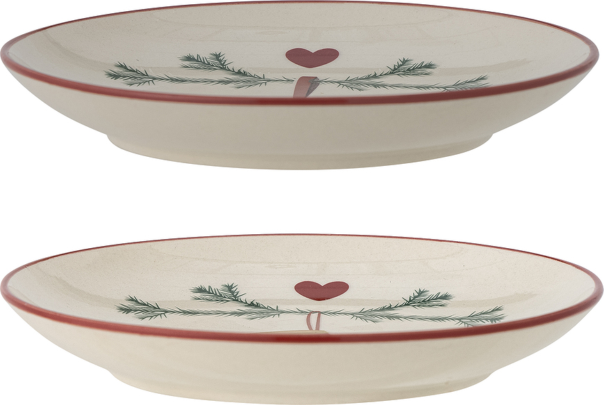 Yule Assiettes 16 cm, Lot de 2
