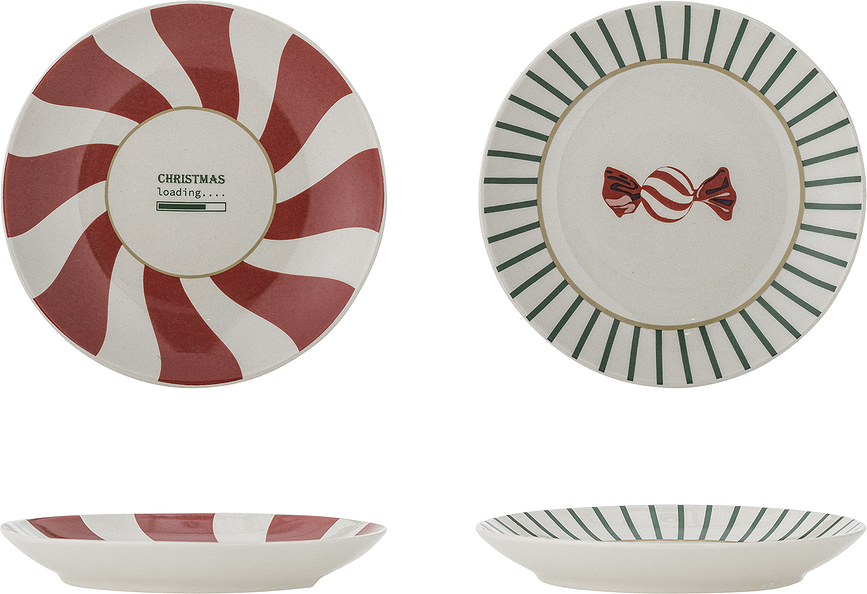 Yule Assiettes, Lot de 2