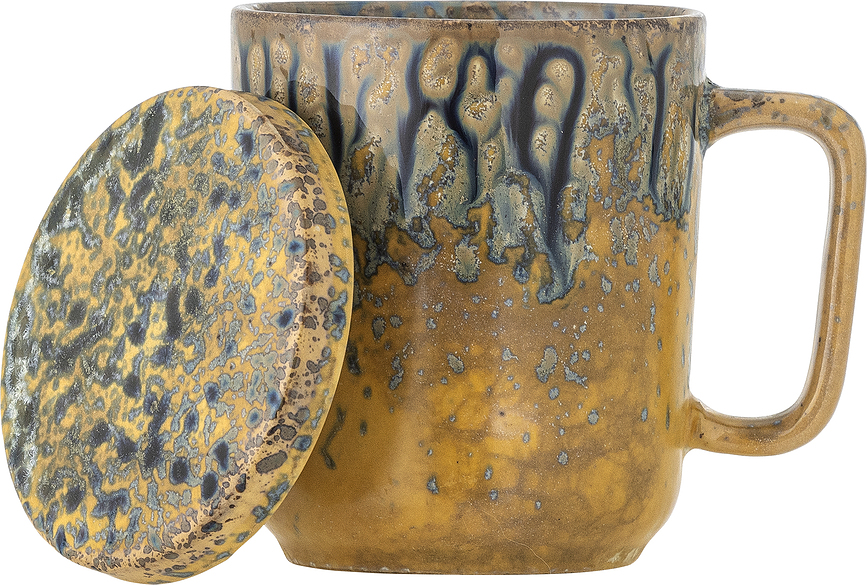 Yuma Tasse avec infuseur et couvercle, 250 ml, jaune