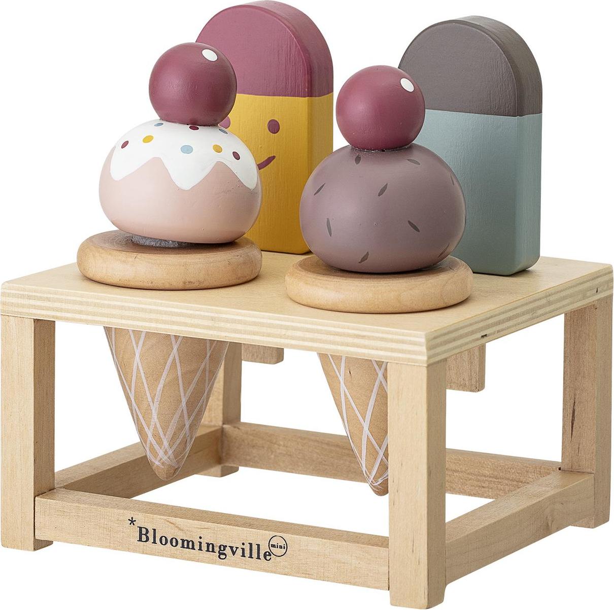 Zabawka lody Hasham z drewna 5 el.