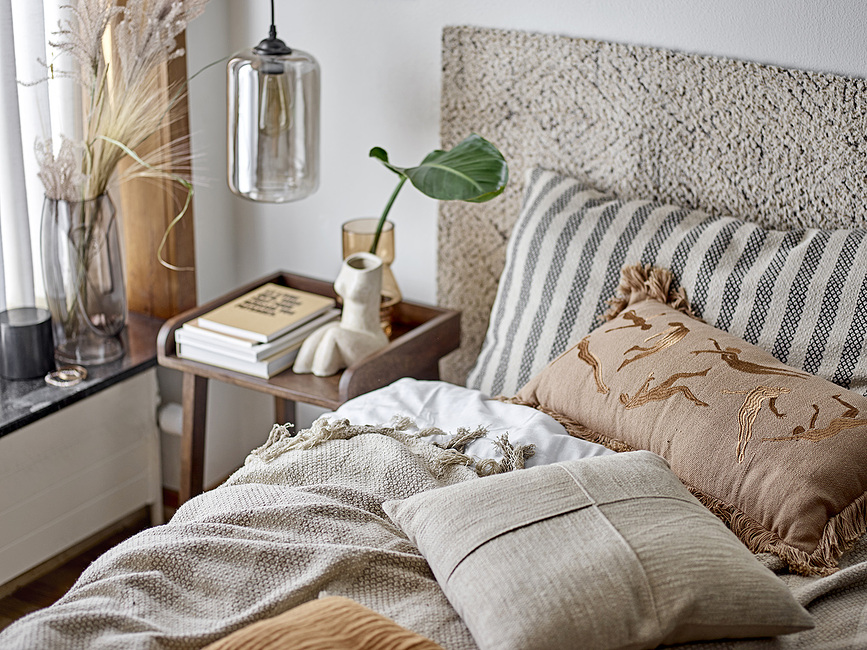 Zalla Vase 20 cm, marron