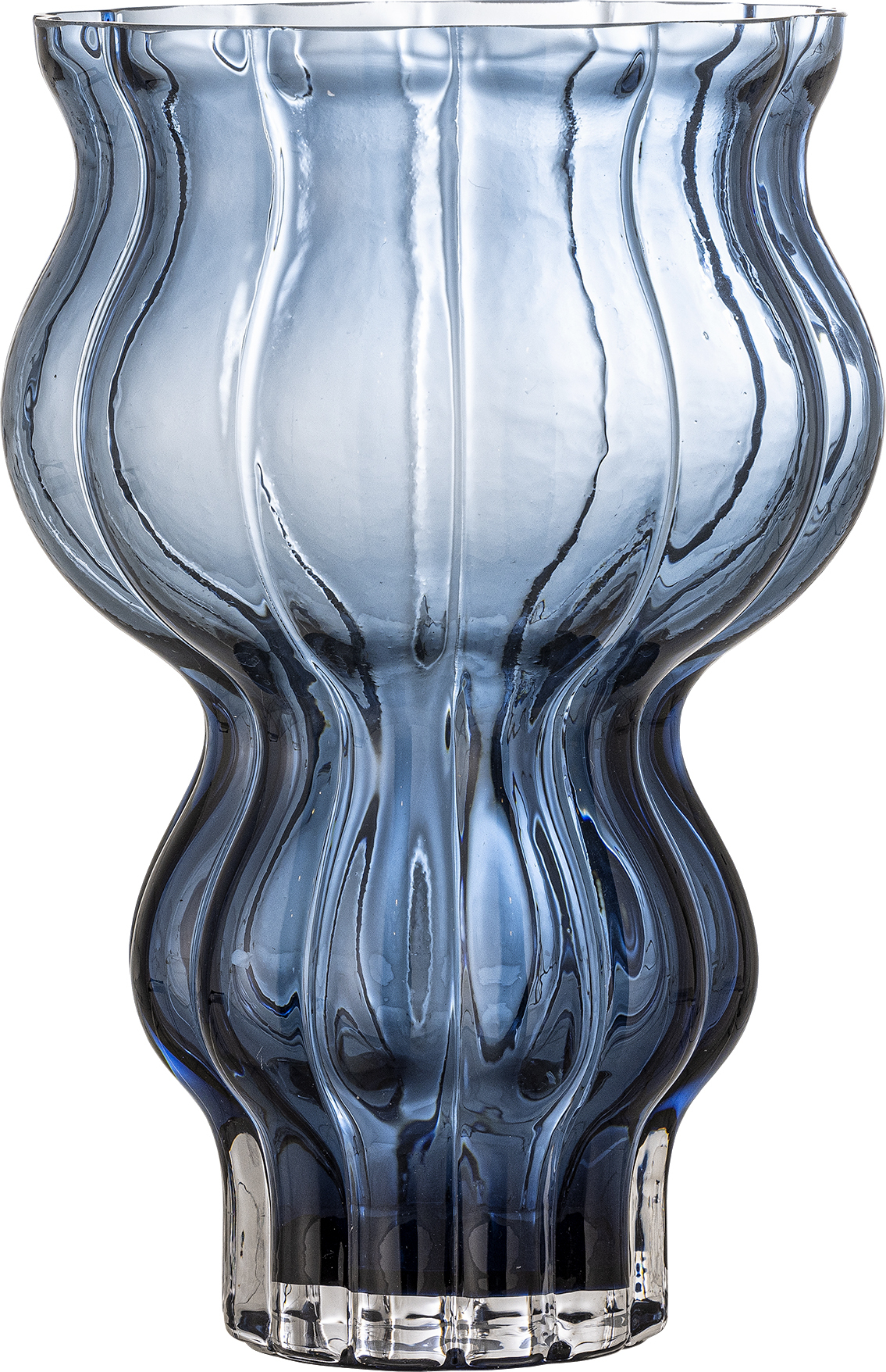 Zanna Vase 26 cm blau