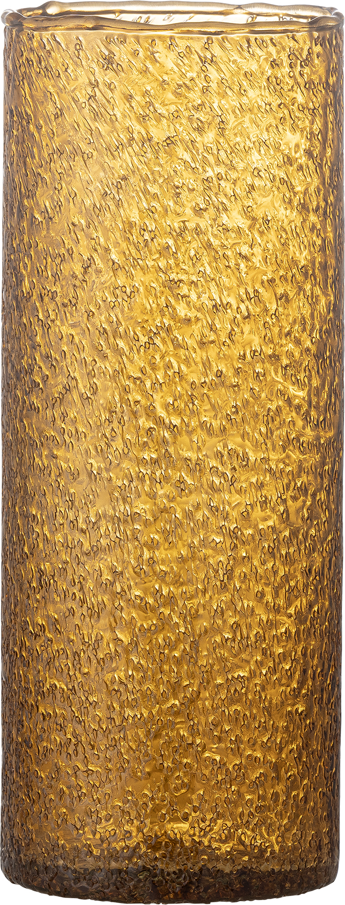 Zenta Vase 32 cm bernsteinfarben