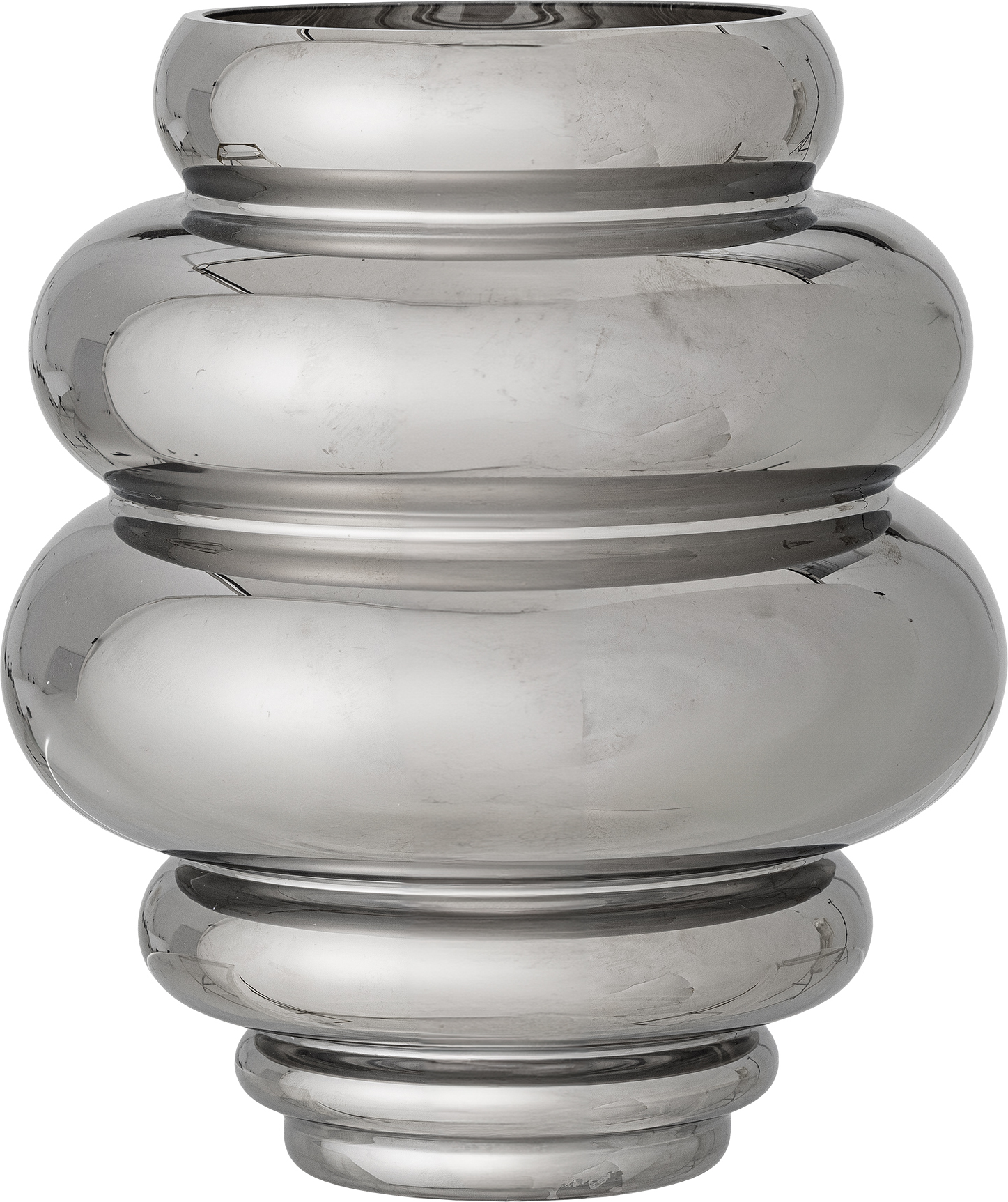 Zorya Vase 24 cm silberfarben
