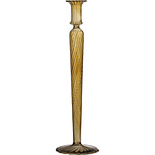 Žvakidė klasikinei žvakei Dara stiklinis 35 cm
