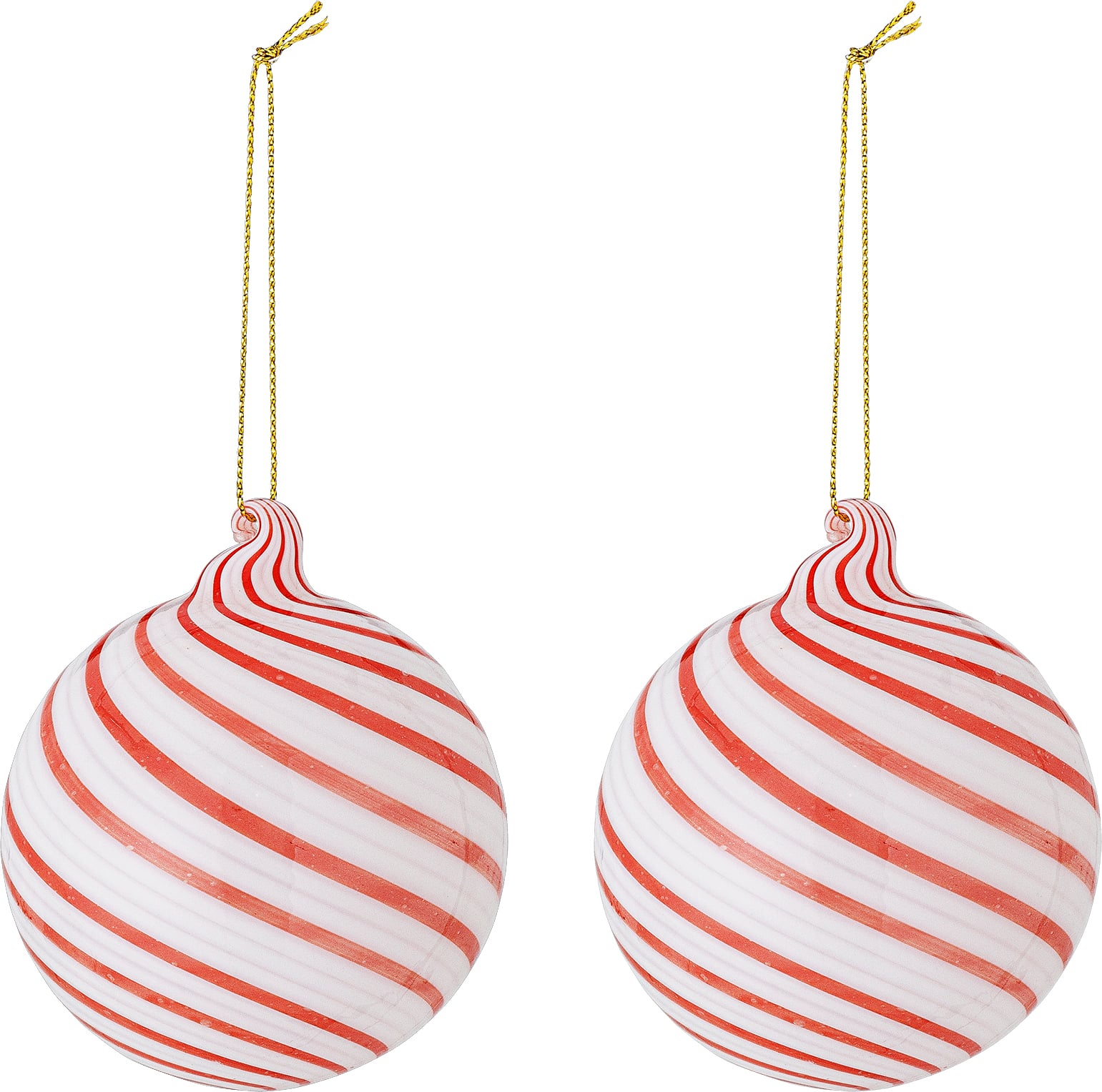 Zwirl Weihnachtskugeln, 2 St.