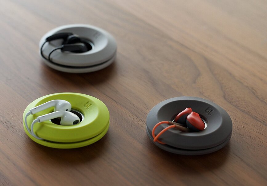 Cableyoyo V2 Οργανωτής Καλωδίων μαγνητικός, σκούρο γκρι