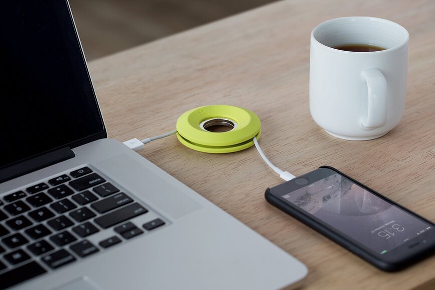 Cableyoyo V2 Organizator kablov magnetni, temno siv