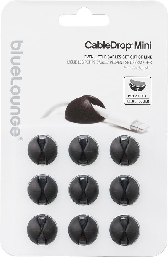 Тримач для кабелів Cable Drop Mini, 9 шт.