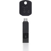 Usb Kii microUSB Key ring with charger black