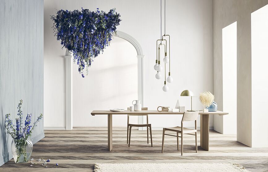 Aluna Φωτιστικό Επιτραπέζιο, κρεμ