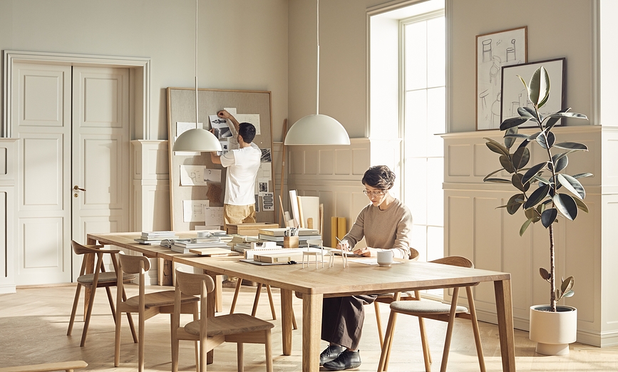 Aluna Suspension, 38 cm, laiton