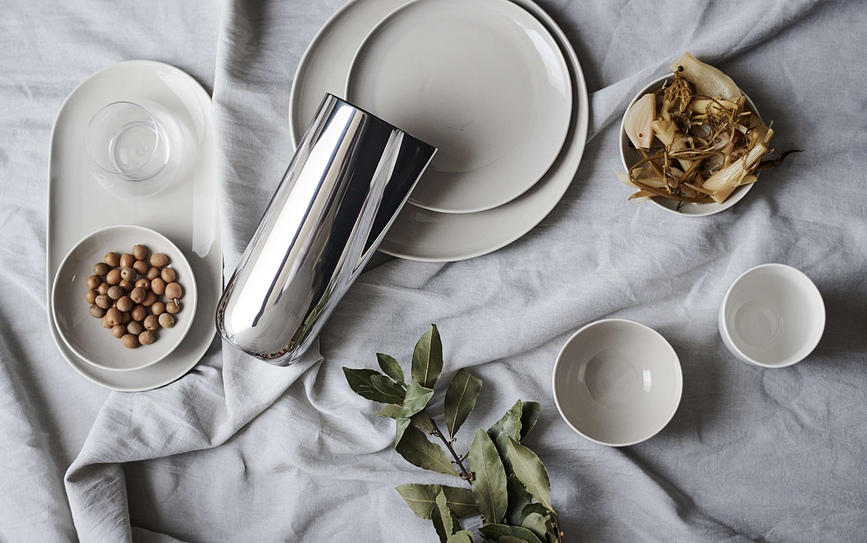 Arcs Assiettes en grès, 27 cm, Lot de 2