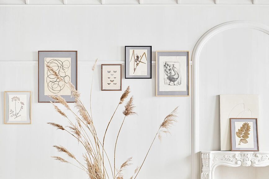 Away Cadre Photo 40 x 50 cm, noyer