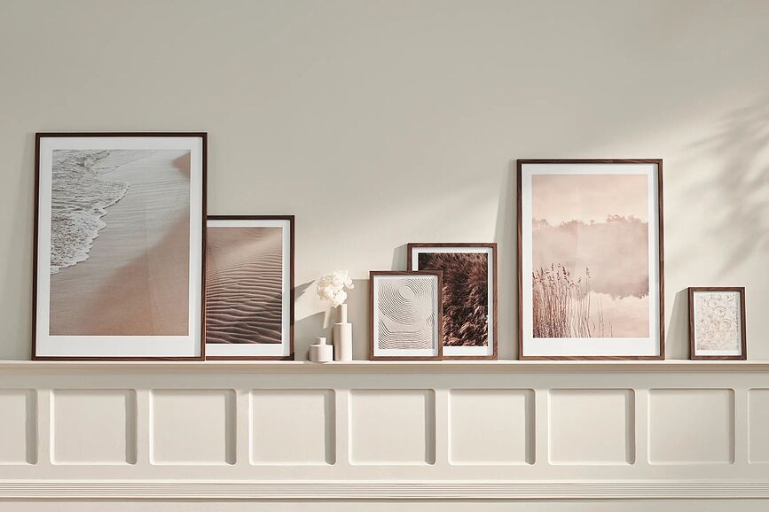 Away Cadre Photo 40 x 50 cm, noyer