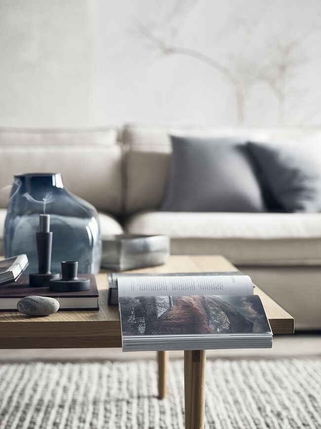 Portavelas para vela clásica Torch, 5,5 cm, negro