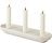 Candelabro triple Forma, 28,5 cm, blanco