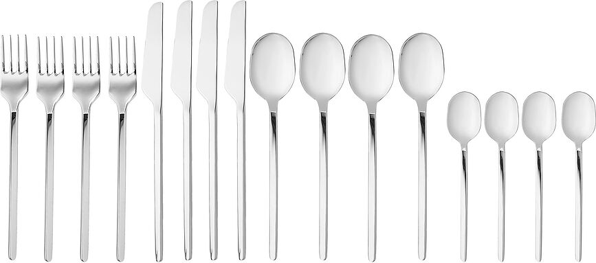 Carved Couverts Set 16 pièces