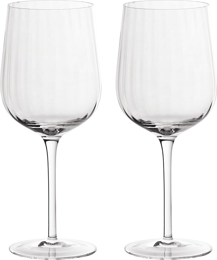 Copas de vino blanco Rheolog Wavy, 430 ml, Pack de 2