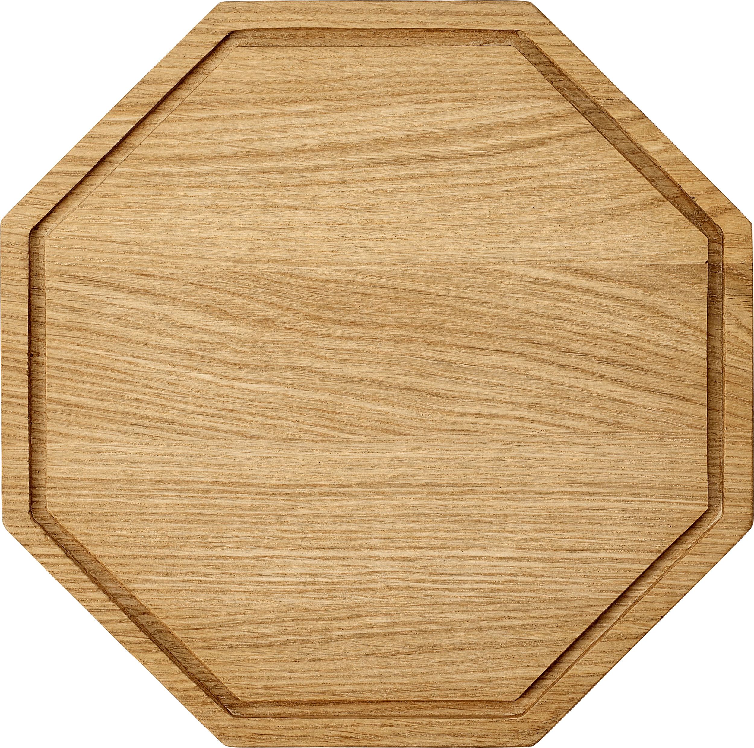Deska do krojenia Octagon 25 cm drewno dębowe