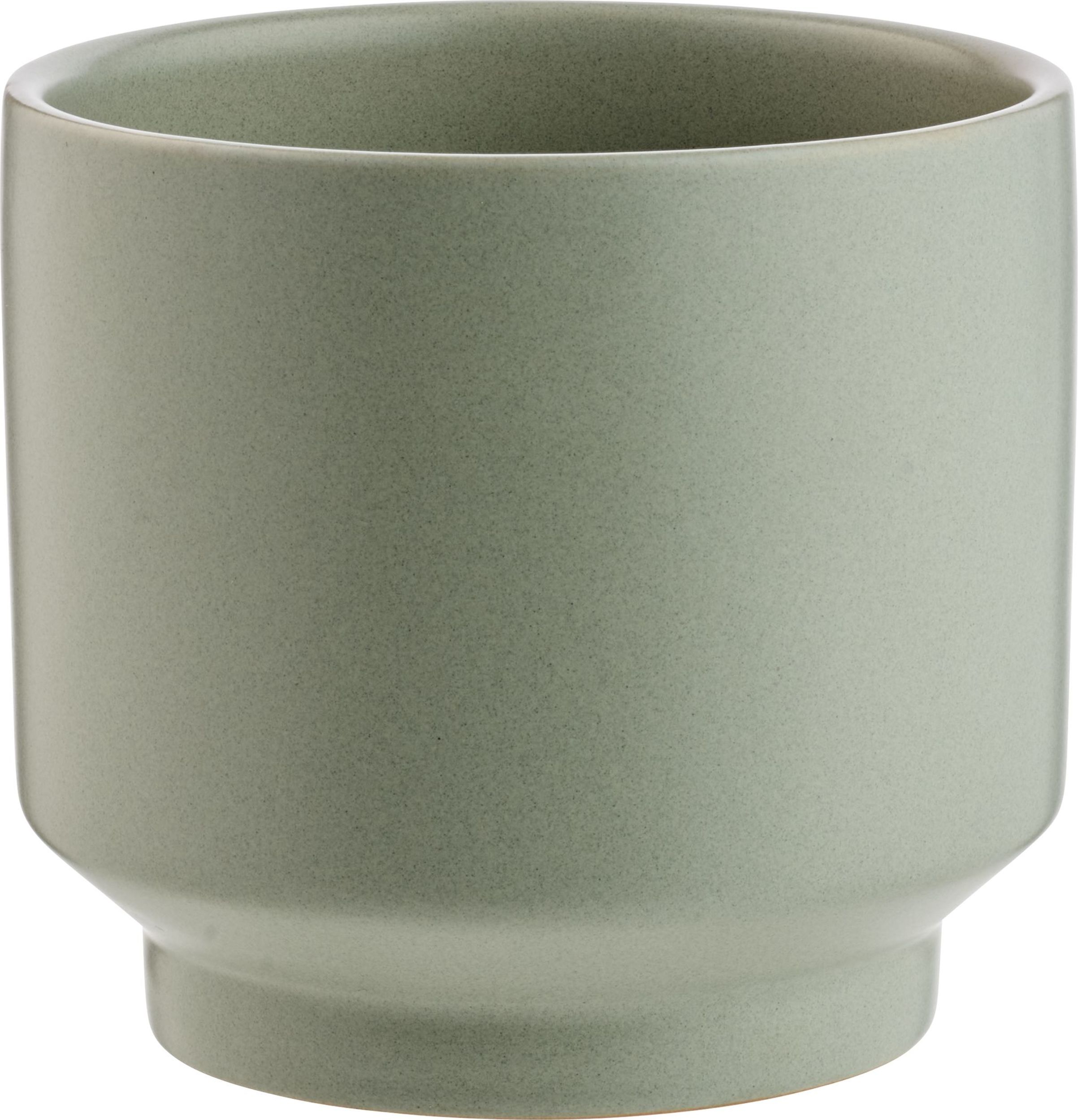 Doniczka Gap 13 cm przydymiona zieleń