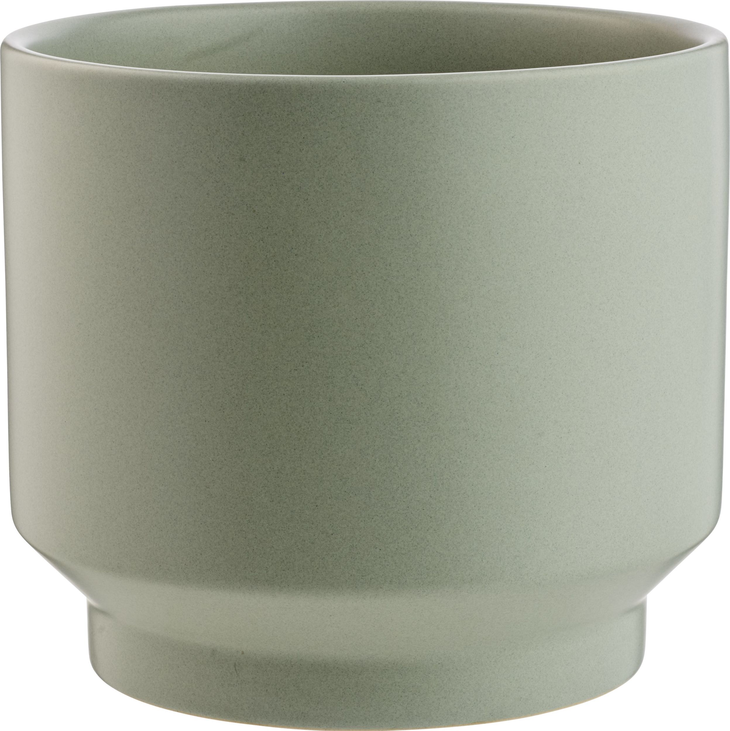 Doniczka Gap 19 cm przydymiona zieleń