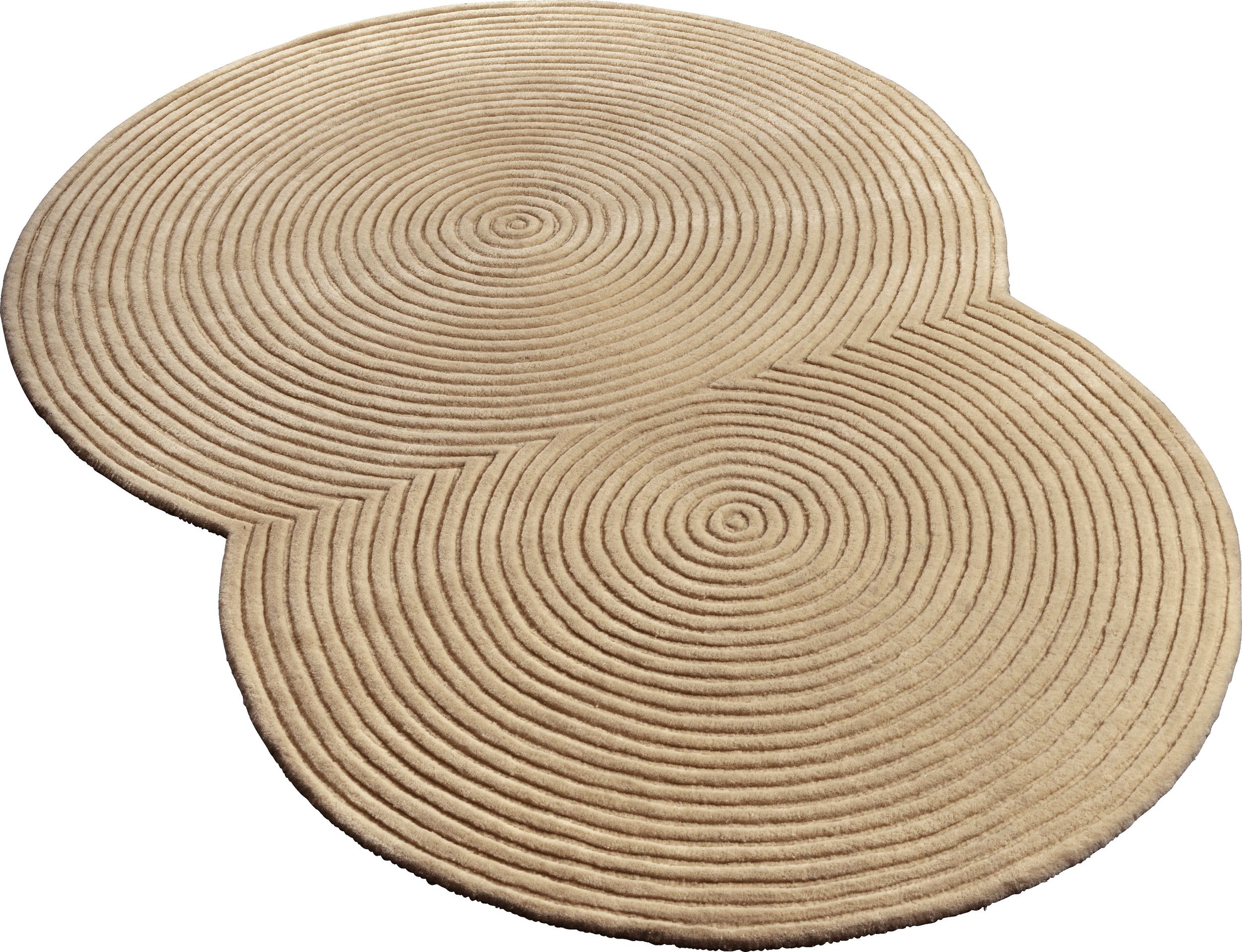 Dywan Zen Rounded 134 x 190 cm beżowy