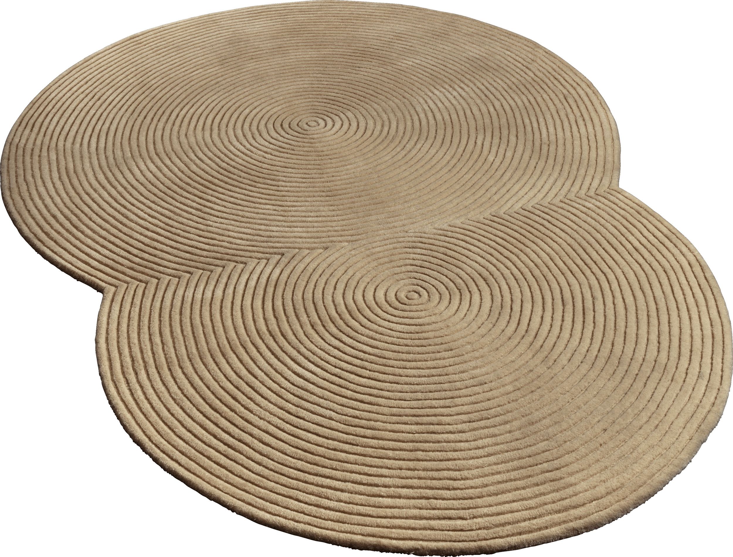 Dywan Zen Rounded 175 x 240 cm ciemnobeżowy