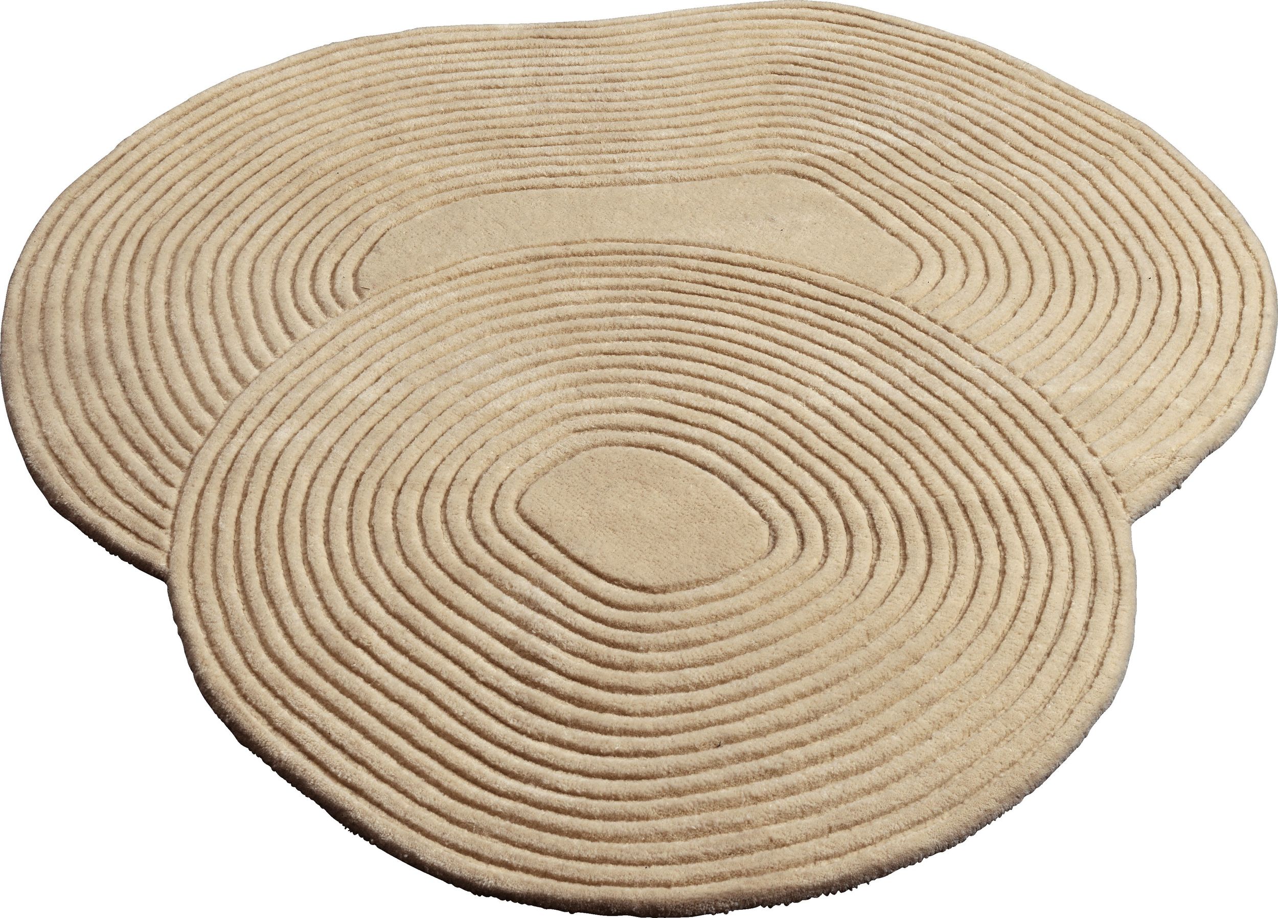 Dywan Zen Shaped 140 x 145 cm beżowy