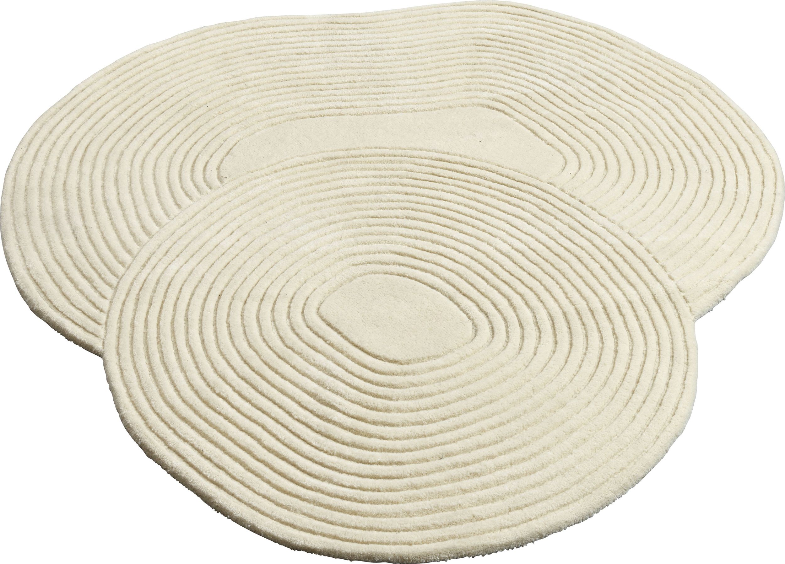 Dywan Zen Shaped 140 x 145 cm kremowy