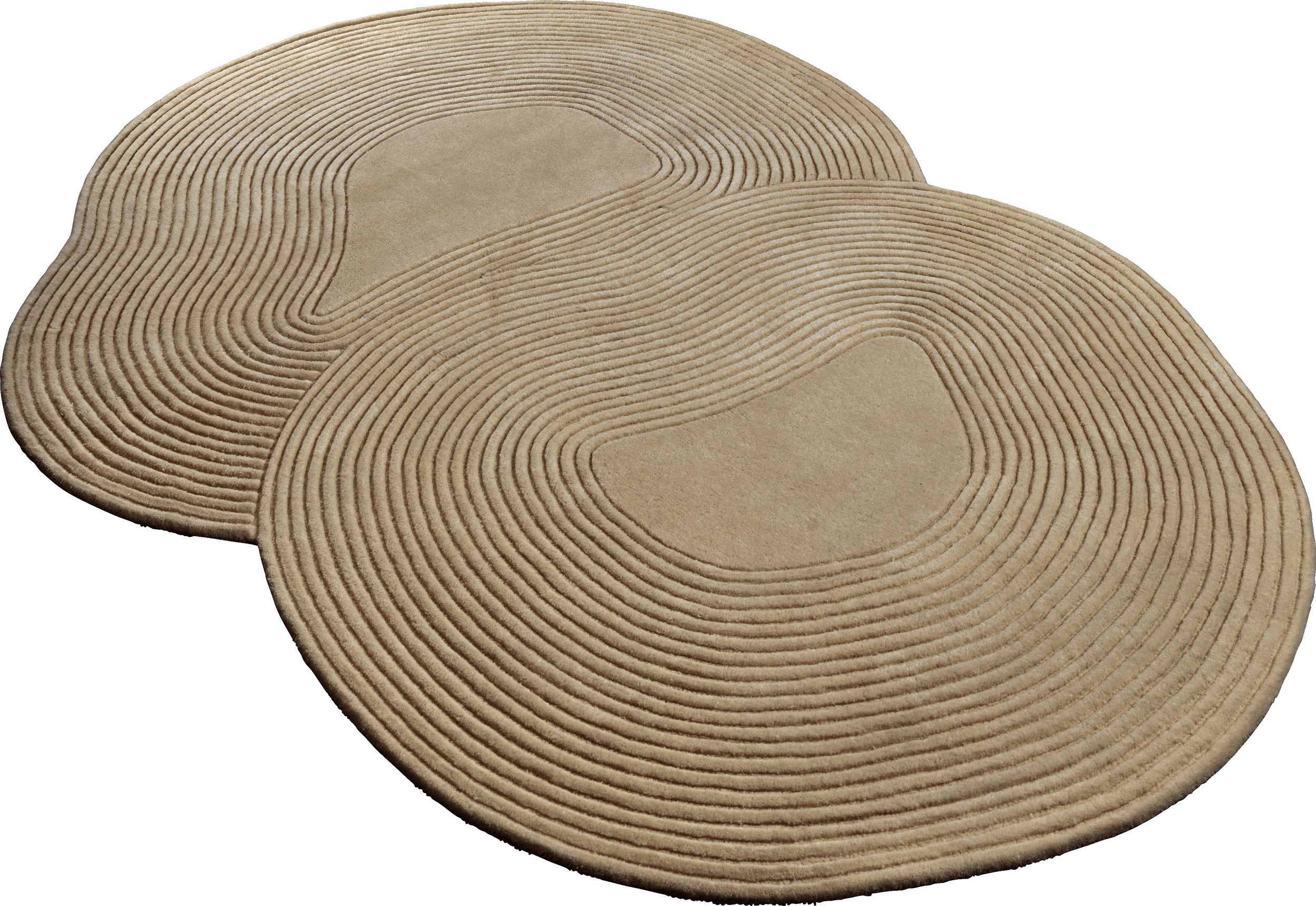 Dywan Zen Shaped 180 x 240 cm ciemnobeżowy