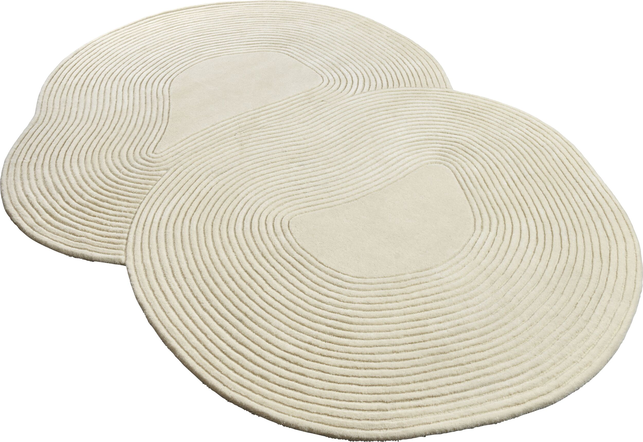 Dywan Zen Shaped 180 x 240 cm kremowy