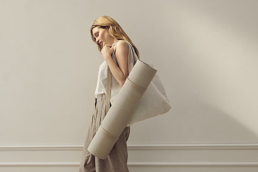 Esterilla de Yoga Lenya, color arena