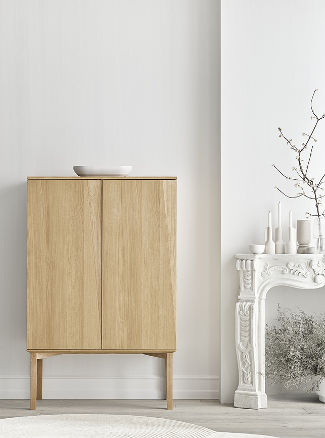 Falda Svijećnjak za klasičnu svijeću 18 cm boje slonovače