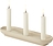 Forma Candelabre triple, 28,5 cm, sable