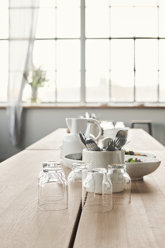 Forma Plat de Service 24 x 40 cm, blanc et sable